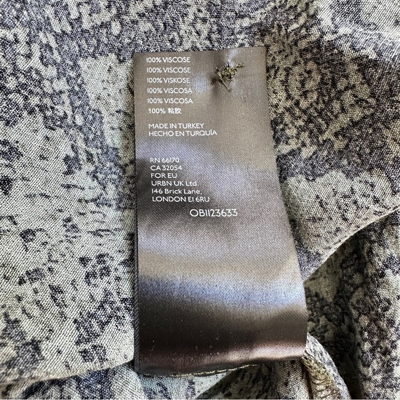 Anthropologie Olive and Black Mini Dress size xs - Picture 5 of 5